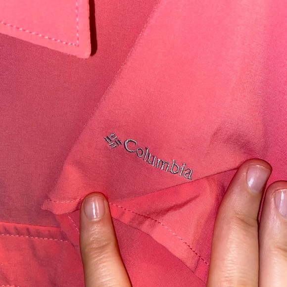 Columbia Omni-Shade Pink Shirt Large -SOLD - Picture 11 of 13